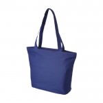 Tasche mit Reißverschlussfächern Farbe köngisblau