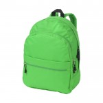 Rucksack im jugendlichen Stil als Werbeartikel Farbe hellgrün