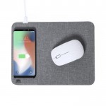 Faltbares Mousepad mit Ladegerät Farbe grau zweite Detailbild