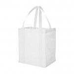 Tasche aus Kunststoff Vlies 80 g/m2 Farbe weiß