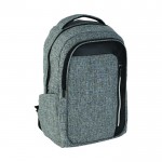 Rucksack mit RFID-Schutz als Werbeartikel Farbe grau