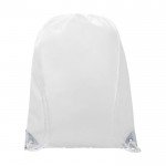 Weiße Sportsäcke mit farbigen Details Farbe köngisblau zweite Rückansicht