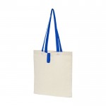 Faltbare Tasche aus Baumwolle 100 g/m2 Farbe köngisblau