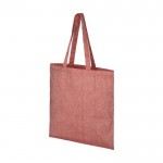 Taschen aus recycelter Baumwolle und Polyester Farbe rot