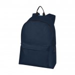 Rucksack aus recyceltem Polyester Farbe marineblau