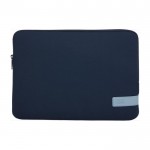 Laptop-Hülle aus Schaumstoff bedrucken Farbe marineblau zweite Vorderansicht