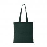 Einkaufstasche aus Baumwolle 140 g/m2 Farbe Dunkelgrün zweite Vorderansicht