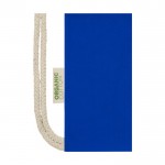 Turnbeutel aus Bio-Baumwolle 140 g/m2 Farbe Köngisblau Detailansicht 2