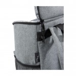 Isothermischer Rucksack für Ausflüge Farbe grau Detailansicht 2