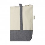 Einkaufstasche aus recycelter Baumwolle 320 g/m2 Farbe Grau Detailansicht 2