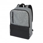 Notebook-Rucksack mit Polsterung für Mitarbeiter Farbe Schwarz