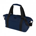 Sporttasche aus recycelter Baumwolle mit Trolley-Halterung farbe marineblau