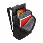 Laptop-Rucksack Case Logic® aus recyceltem Polyester, 15,6” farbe schwarz dritte Ansicht