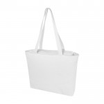 Einkaufstasche aus recycelter Baumwolle, 500 g/m2 farbe weiß