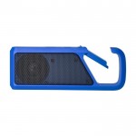 Kleiner Lautsprecher mit Clip Farbe köngisblau zweite Vorderansicht