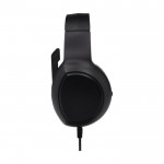 Premium-Sound-Gaming-Kopfhörer mit Kabel und Mikrofon farbe schwarz zweite Seitenansicht