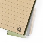 Notizblock aus Recyclingkarton Farbe natürliche farbe fünfte Detailbild