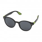 Moderne runde Sonnenbrille Farbe grün