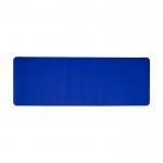 6 mm dicke, rutschfeste Yogamatte aus recyceltem Kunststoff farbe blau zweite Vorderansicht