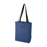 PC-Tasche für Notebook 15” aus recycelter GRS-Baumwolle farbe marineblau