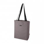 PC-Tasche für Notebook 15” aus recycelter GRS-Baumwolle farbe grau