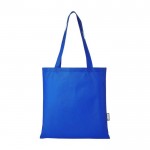 Einkaufstasche aus recyceltem Polyester, 80 g/m2 farbe köngisblau zweite Vorderansicht