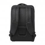 PC-Rucksack aus recyceltem Polyester für Tablet, 15,6” farbe schwarz zweite Rückansicht