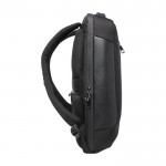 PC-Rucksack aus recyceltem Polyester für Tablet, 15,6” farbe schwarz Seitenansicht