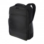 Laptop-Rucksack aus recyceltem Polyester, 15,6 Zoll farbe schwarz