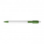Kugelschreiber mit Clip und farbiger Spitze Farbe Grün erste Ansicht