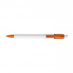 Kugelschreiber mit Clip und farbiger Spitze Farbe Orange erste Ansicht