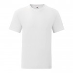 T-Shirt aus ringgesponnener Baumwolle 150 g/m2 Farbe weiß Vorderansicht