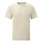 T-Shirt aus ringgesponnener Baumwolle 150 g/m2 Farbe natürliche farbe Vorderansicht
