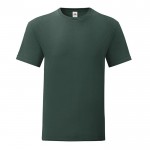 T-Shirt aus ringgesponnener Baumwolle 150 g/m2 Farbe dunkelgrün Vorderansicht