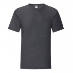 T-Shirt aus ringgesponnener Baumwolle 150 g/m2 Farbe dunkelgrau Vorderansicht