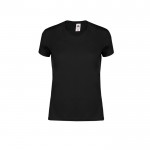 Tailliertes T-Shirt für Damen, 150 g/m2, Fruit Of The Loom farbe schwarz erste Ansicht