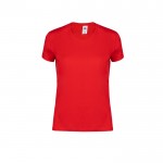 Tailliertes T-Shirt für Damen, 150 g/m2, Fruit Of The Loom farbe rot erste Ansicht
