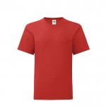 Jungen-T-Shirt aus Baumwolle 150 g/m2 Farbe rot Vorderansicht
