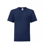 Jungen-T-Shirt aus Baumwolle 150 g/m2 Farbe marineblau Vorderansicht