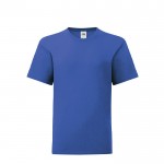 Jungen-T-Shirt aus Baumwolle 150 g/m2 Farbe blau Vorderansicht