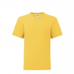 Jungen-T-Shirt aus Baumwolle 150 g/m2 Farbe gelb Vorderansicht