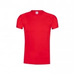 T-Shirt aus Baumwolle, 145 g/m2, Fruit Of The Loom farbe rot erste Ansicht