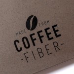 Notizbuch mit Einband aus Kaffeefasern Farbe Braun vierte Ansicht