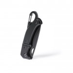Robustes Taschenmesser mit Klinge aus Edelstahl Farbe Schwarz fünfte Ansicht