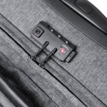 RPET-Koffer, TSA-konform und mit Rollen Farbe Grau sechste Ansicht