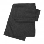 Fleece-Schal aus Polyester Farbe Schwarz erste Ansicht