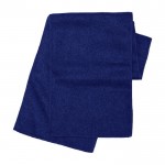 Fleece-Schal aus Polyester Farbe Marineblau erste Ansicht