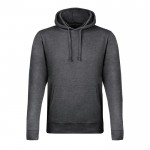 Unisex-Sweatshirt aus Materialmix, 175 g/m2, MKT Landon farbe schwarz erste Ansicht