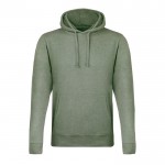 Unisex-Sweatshirt aus Materialmix, 175 g/m2, MKT Landon farbe grün erste Ansicht