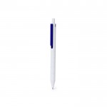 Kugelschreiber aus recyceltem Kunststoff mit blauer Tinte farbe blau erste Ansicht